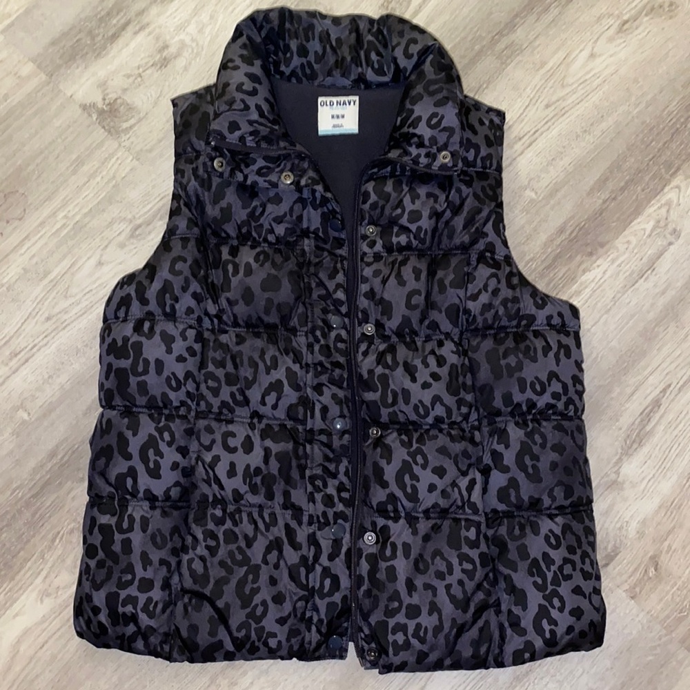 Cheetah print vest